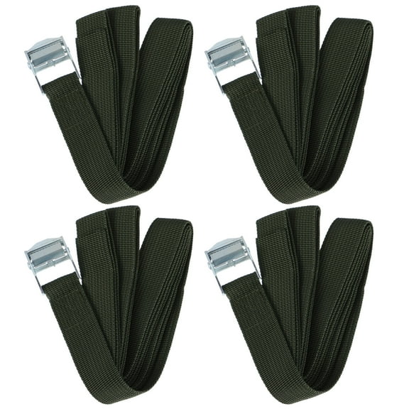 KONTONTY 4-Pack Wildlife Camera Straps in Polyester, Army Green for Outdoor and Hunting Use