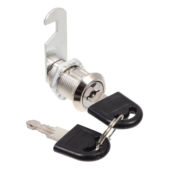 KONTONTY 4Sets Rv Door Latch Iron Cam Lock with Keys Electroplated Anti Rust for Storage Doors