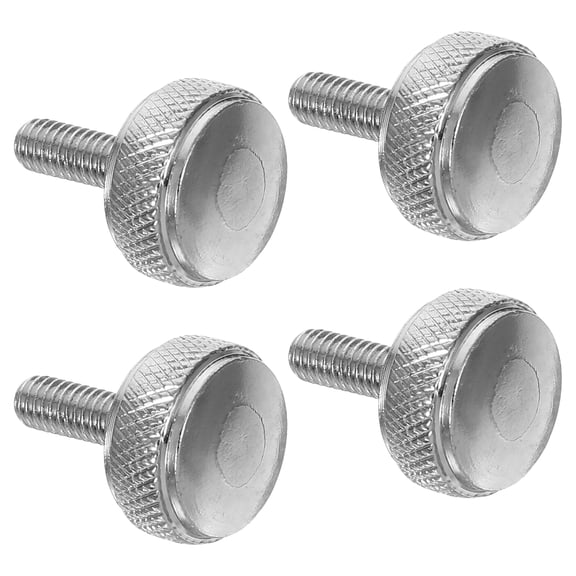 KONTONTY 4pcs Adjustment Screw For Vernier Calipers Metal Silver Enhanced Grip Professional Measurements