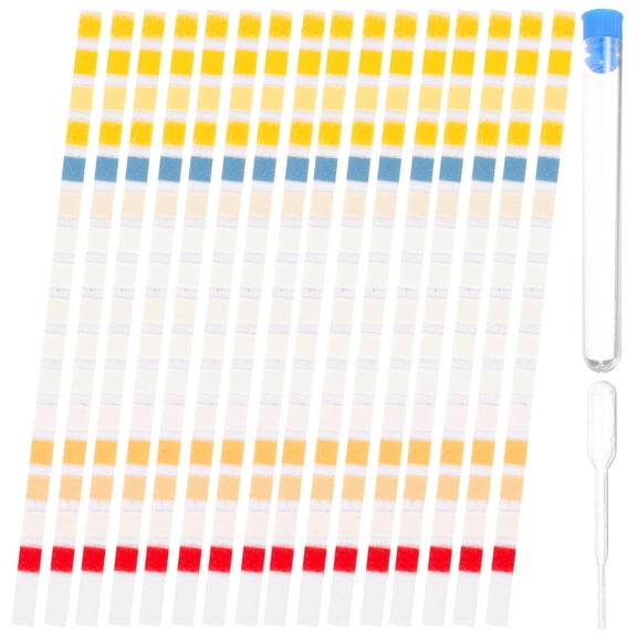 KONTONTY 50Pcs 16 in 1 Drinking Water Test Strips Assorted Color Quality Checker