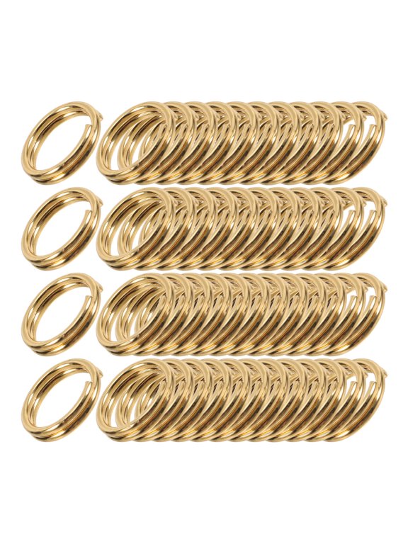 50 Pieces Small Metal Key for Crafts, Projects, Keychain Accessories, Keyring