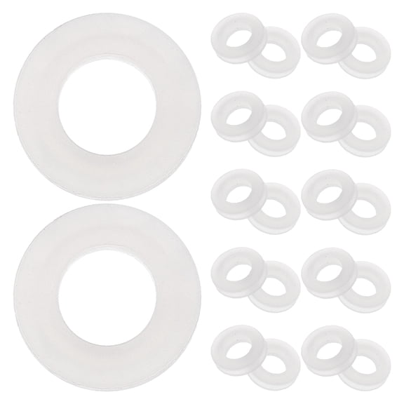 KONTONTY 50Pcs Transparent Earring Lifters Silicone Spacer Beads for Sensitive Ear Comfort