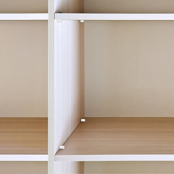 KONTONTY 50pcs Self Tapping Screw Shelf Support Pegs for Wood and Glass Shelves Multi Color with Non-Slip