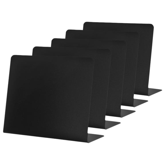 KONTONTY 5Pcs Black Chalkboard Signs for Writing Messages Table Numbers and Notices