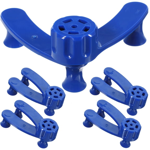 KONTONTY 5Pcs Durable Blue Twig Bender Clips Reusable Garden Supplies for Plant Support