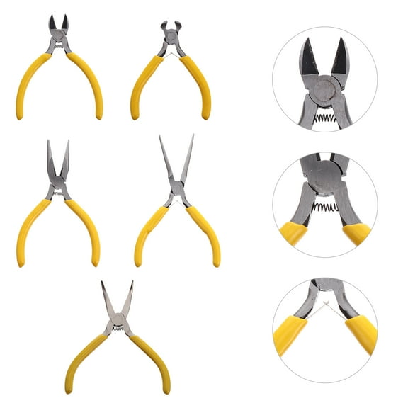KONTONTY 5Pcs Mini Clamps Steel Diy Beading Tools For Jewelry Makers And Small Appliance Maintenance