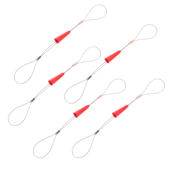 KONTONTY 5Pcs Plated Silver Cable Wire Tool Durable Fastening Tool for Cable Installation