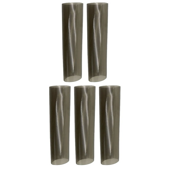 KONTONTY 5Pcs Spring Sleeve Covers Grey Pvc for Preventing Deck Scratching