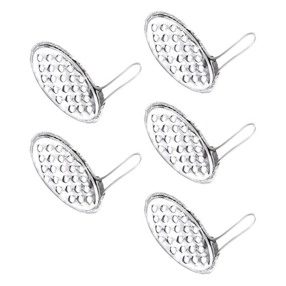 KONTONTY Convenient Stainless Steel Jelly Scrapers Portable and Sturdy 5Pcs