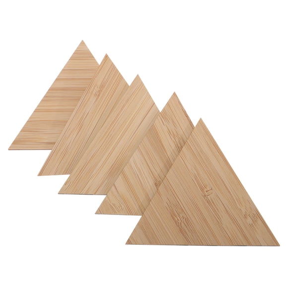 KONTONTY 5 Pieces Unfinished Wood Slices for Crafts, Khaki Color Wooden Discs for Art Projects and Decorations