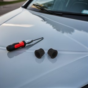 KONTONTY 5Pcs Weatherproof Rubber Sensor Covers for Car Parking Probes Enhancing Stability