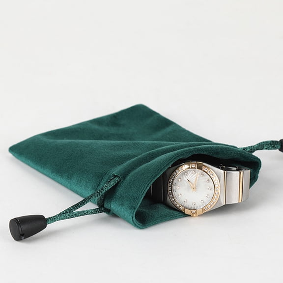 KONTONTY 5pcs Drawstring Design Travel Toiletries Bag Black for Women