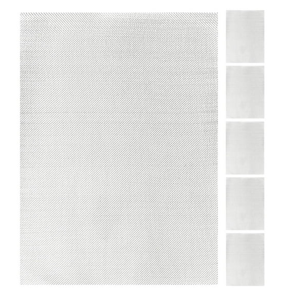 KONTONTY 6 Pcs Car Bumper Repair 15.00X5.00X0.10CM Light Grey