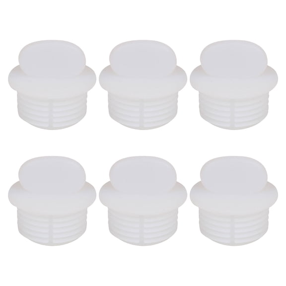 KONTONTY 6Pcs Insulated Silicone Bottle Plug Non Spill Airtight Seal Food Grade Water Bottle Cap