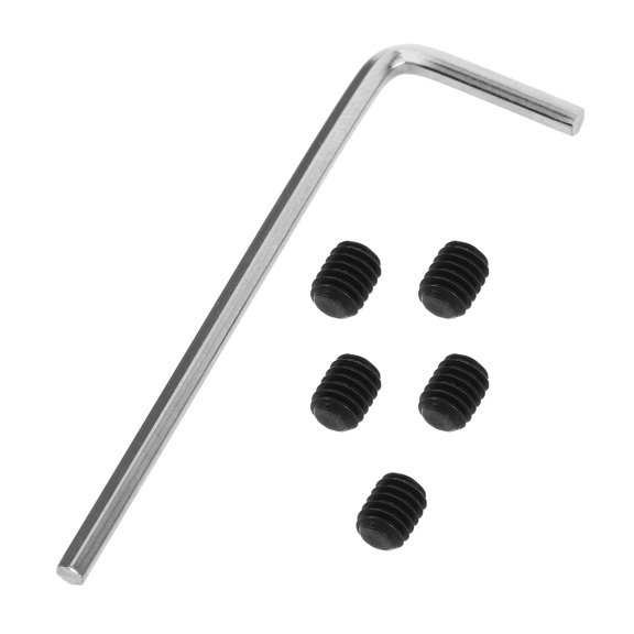 KONTONTY 6Pcs Professional Metal Electric Guitar String Locking Screws for Easy String Replacement