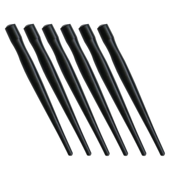 KONTONTY 6Pcs Reusable Black Dip Pen Holders Compatible with Most Nibs for Precise Drawing