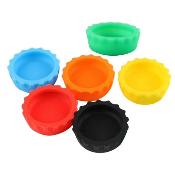 KONTONTY 6pcs Reptile Feeding Bowls Anti Slip Gecko Food and Water Dish for Lizards Bearded Dragon Chameleons Hermit Crabs Smooth Surface Safe for Pets