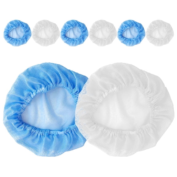KONTONTY 8Pcs Antistatic Disposable Hair Nets Lightweight Mesh Head Cover for Food Service and Cooking