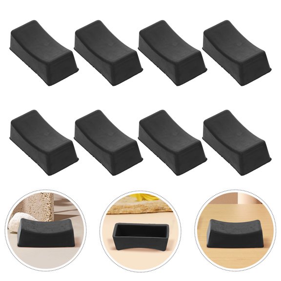KONTONTY 8Pcs Forklift Cylinder Mount Blocks Rubber Support Pads Durable Hydraulic Lift Spacer for Maintenance