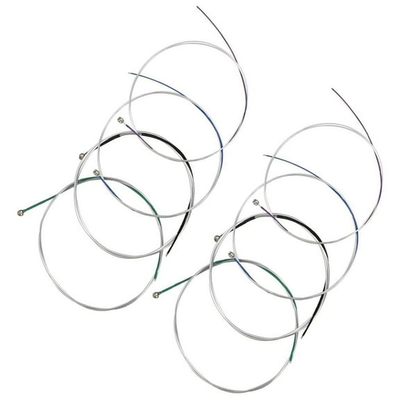 KONTONTY 8 Pieces Tone Musical Instrument Strings Set for Violin Performance and Practice