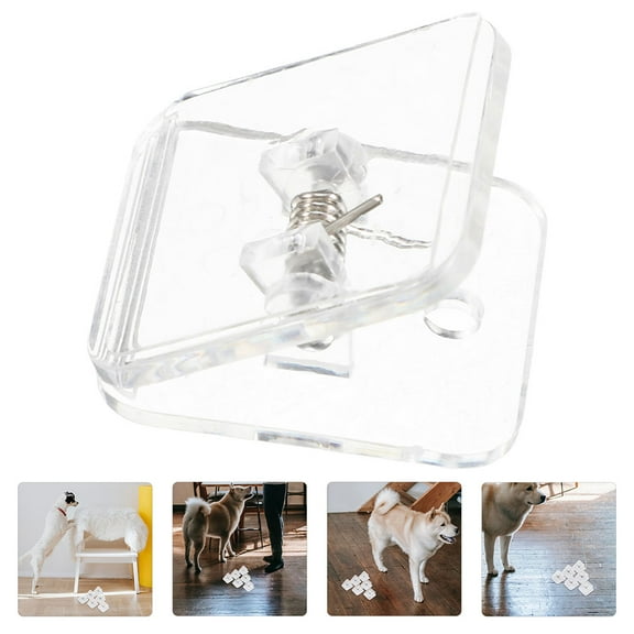 KONTONTY Transparent Dog Training Pad Holders for Wall Mount, Nonslip Design, and Use