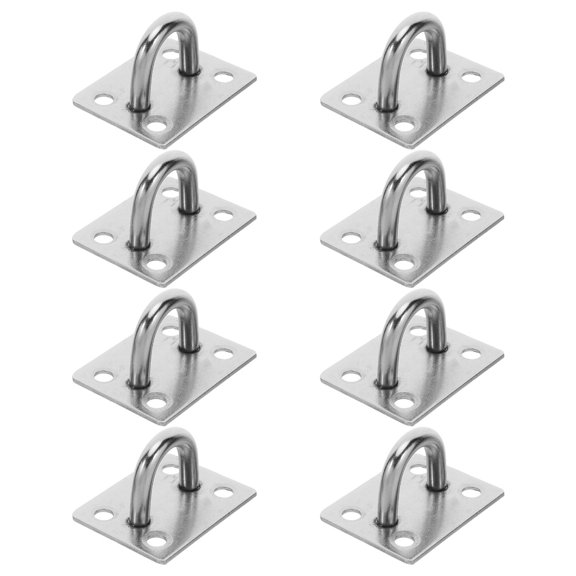 KONTONTY 8Pcs Heavy Duty Stainless Steel Swing Ceiling Mount Hooks for Punching Bags and Hammocks
