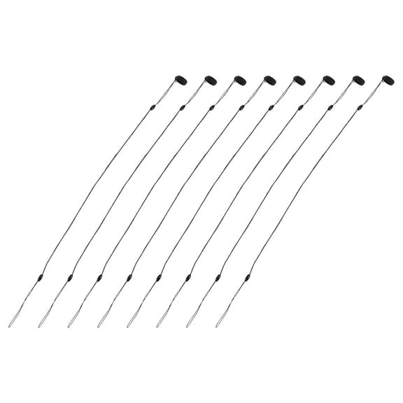 KONTONTY 8pcs Flexible Lanyard Strap Strings For Stylus Pen Anti Lost Ropes For Touchscreen Pen Retractable Cords Hanging Lanyards