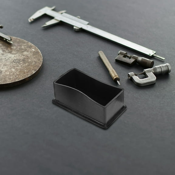 KONTONTY 8pcs Rubber Furniture Feet Protectors Non-Slip Rectangular Table Leg Pads Anti-Scratch Rubber Feet Tips Ideal For Hardwood Floors