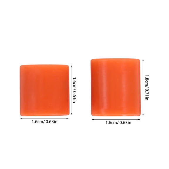 KONTONTY Orange Silicone Spacers for 3D Printers, Set of 8, and Stable Printer Accessories