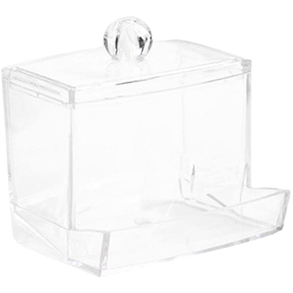 KONTONTY Clear Acrylic Chicken Feeder with Easy Installation and Bite-Resistant Material for