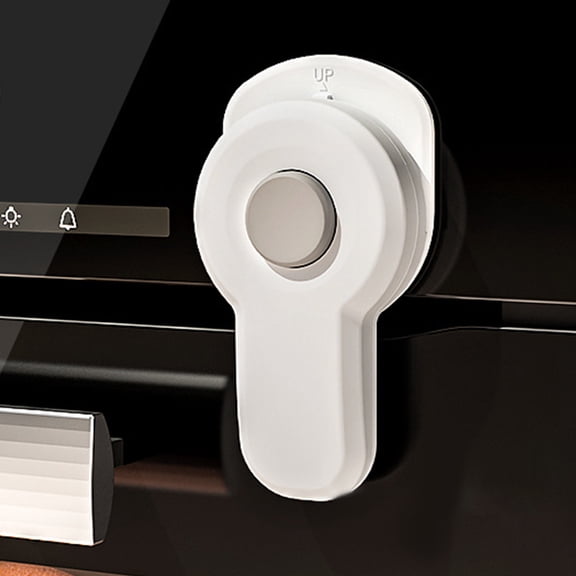 KONTONTY Child Safety Cabinet Lock in White ABS Plastic, and Practical for Home Use, Childproofing Solution