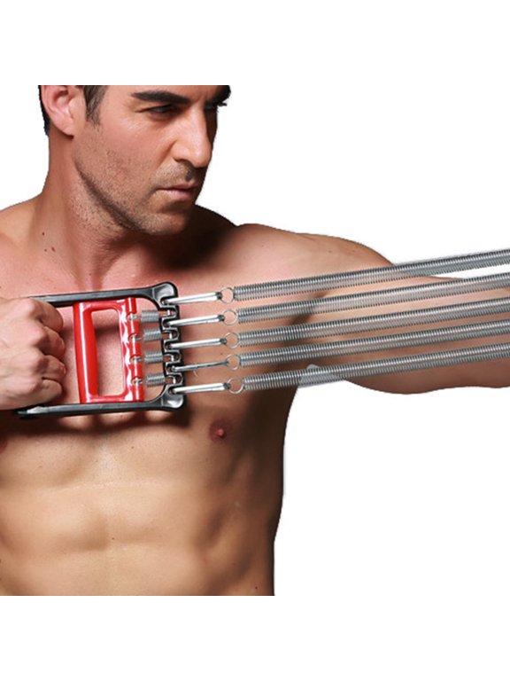 Adjustable 5 Spring Chest Expander for Office and Gym Training