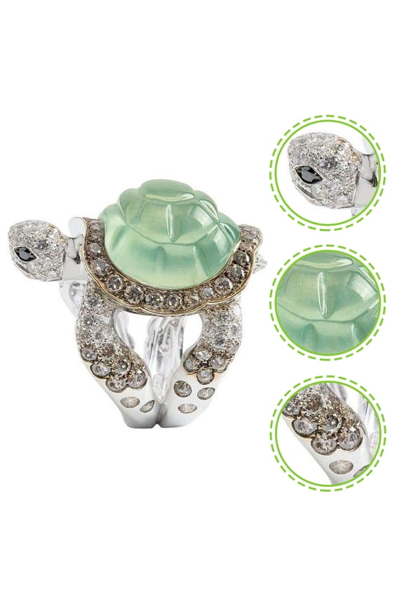 Animal Rings Turtle 1Set Metal Multi for Nature Lovers