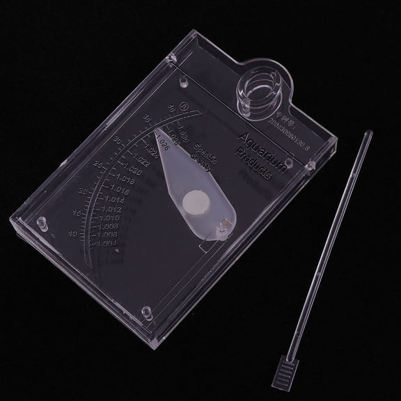 KONTONTY Aquarium Salinity Gravimeter White Hydrometer for Accurate Salt Water Specific Gravity