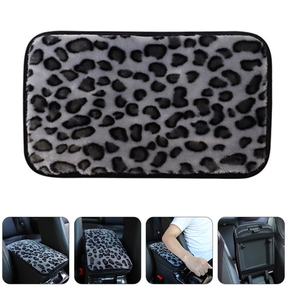 KONTONTY Auto Armrest Cover Center Console Plush 1Set