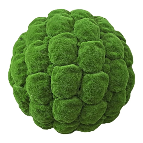 KONTONTY Green Moss Artificial Plants Flocking Decoration 1 Set for Garden Wedding Party Home
