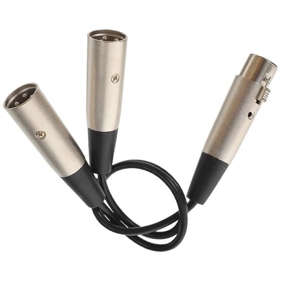 KONTONTY 3 Audio Cable Splitter for Microphone Recording, , 1 Set Professional Sound Cord