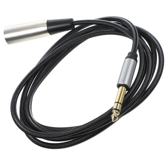 KONTONTY Audio Jack Splitter Cable Black Durable Adapter for Microphone and Mixer Use
