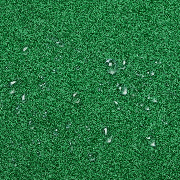 KONTONTY Portable Synthetic Lawn Carpet Green Grass Mat for Indoor Outdoor Pet Resting