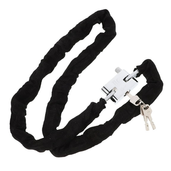 KONTONTY Bike Chain Lock Heavy Duty 1Pack Manganese Steel for Outdoor Cycling