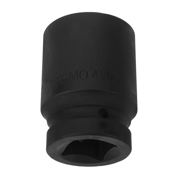 KONTONTY Black 1 Inch Drive Metric Impact Socket Double Headed Alloy Steel for Auto Service