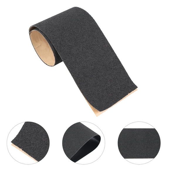 KONTONTY Black Rubber Sole Non Slip Decal Shoe Sticker with Wear Resistant and Noise Reducing