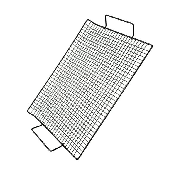 KONTONTY Non Stick Grill Net Iron 1Pcs 15X10X0.9In For Coworkers