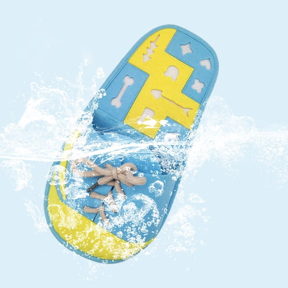 KONTONTY Durable Blue Dog Cushion Pet Foraging Mat to Prevent Boredom and Anxiety