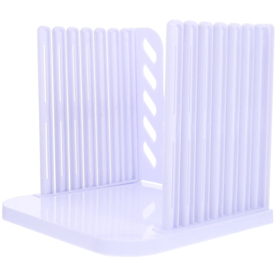 KONTONTY Bread Cutter Tool Slicing Gauge Hand Crank Slicer Manual Purple