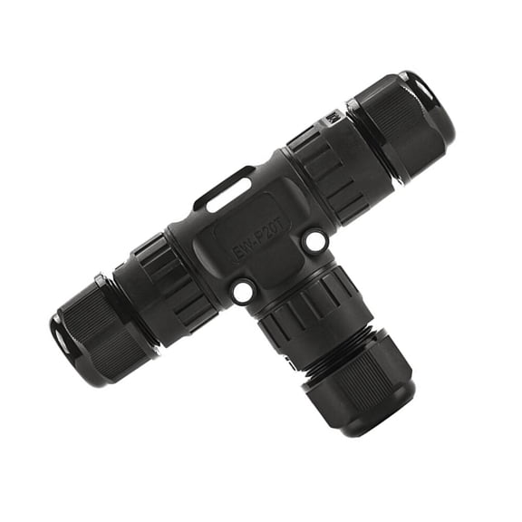 KONTONTY 1Pc Black Nylon Cable G Strain Relief Connector for Efficient Cable Use