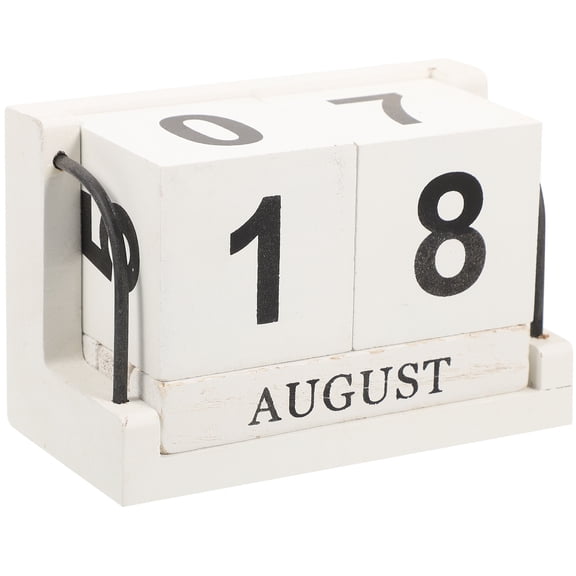 KONTONTY  Calendars Wooden Blocks Decorative Cubes Woman Office