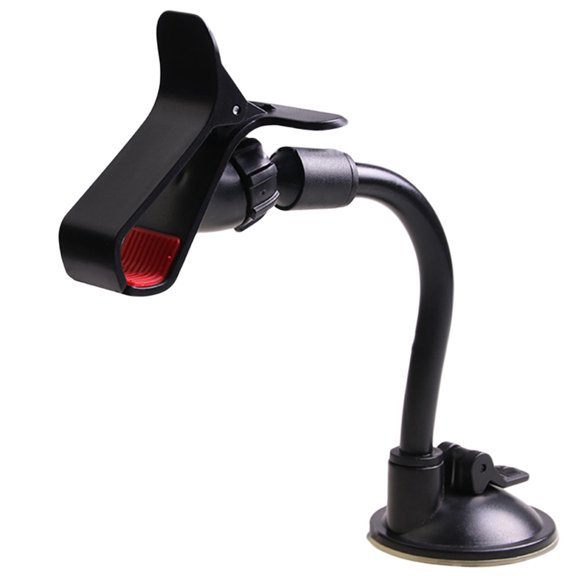 KONTONTY Rotatable Car Phone Holder Dashboard Mount Windshield Stand Black Universal Fit