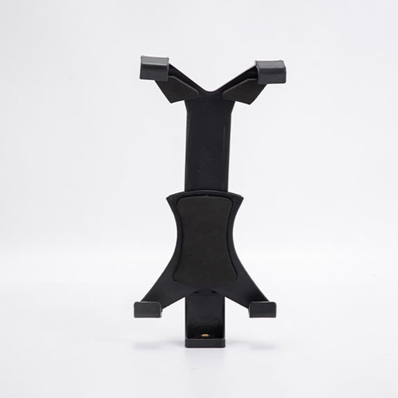 KONTONTY Plastic Tablet Bracket with Universal Clip for Phone and Tablet Screen Fixation in Black
