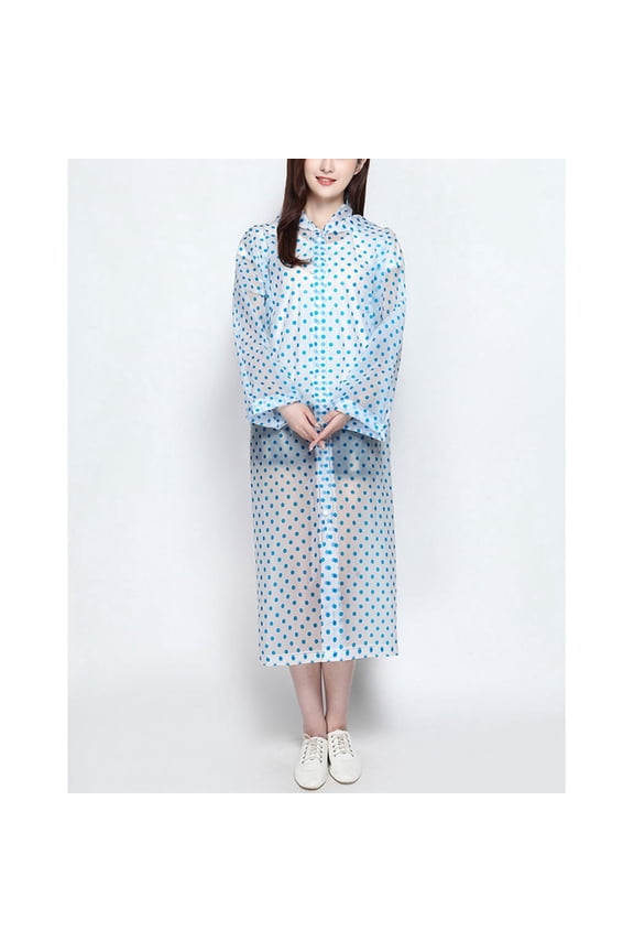 Clear Raincoat for Women and Men, EVA Material, Ideal for Outdoor Activities, 1 Set